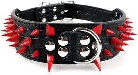 img 4 attached to OCSOSO Unique Spikes Leather Collars