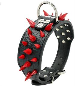 img 2 attached to OCSOSO Unique Spikes Leather Collars