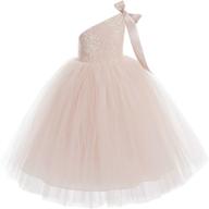 👗 stylish ekidsbridal one shoulder wedding pageant dresses - grab gorgeous girls' clothing for special occasions! logo