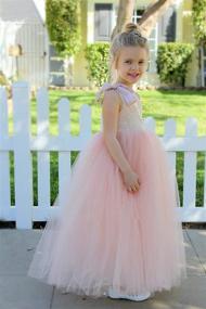 img 1 attached to 👗 Stylish Ekidsbridal One Shoulder Wedding Pageant Dresses - Grab Gorgeous Girls' Clothing for Special Occasions!