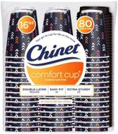 🥤 chinet comfort cups with lids, 16 oz, 80 ct - limited edition logo