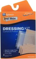 🔒 spenco 2nd skin dressing kit: premium blister protection bandages for sports, 8-count логотип