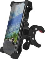 📱 bariicare bike phone holder - adjustable motorcycle mount with 360° rotation, universal handlebar clamp - anti-dropping electric bicycle cell phone clip - compatible with any phone... logo