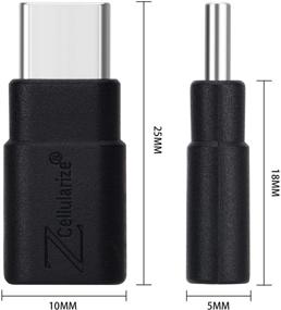 img 3 attached to 🔌 Расширитель адаптера USB C Cellularize (2 шт.) - Расширьте ваши возможности док-станции с быстрой зарядкой PD 100W, идеально подходит для MacBook с Thunderbolt 3, Nintendo Switch, Samsung, Dex с совместимостью с чехлом Lifeproof Otterbox.