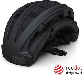 img 3 attached to 🚲 Enhance Safety with FEND One Foldable Bike Helmet - Safety Certified Adult Mens and Womens Bike Helmet for Bicycle, Road Bike, Scooter, and Commuting