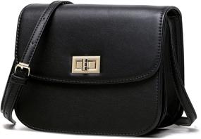 img 4 attached to 👜 Черные женские сумки Solene A072 с ручными сумками и кошельками