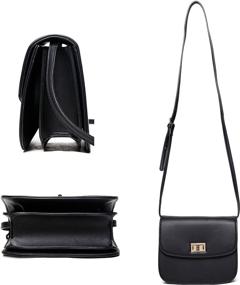 img 3 attached to 👜 Черные женские сумки Solene A072 с ручными сумками и кошельками