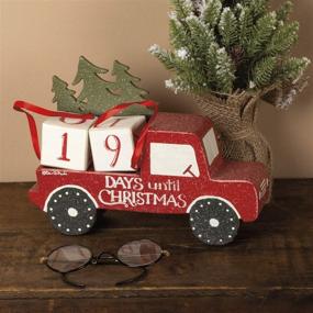 img 1 attached to 🎅 Primitives by Kathy Nordic Countdown Block: 9" x 3.5" x 6.5" - Countdown and Decorate in Nordic Style!
