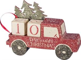 img 2 attached to 🎅 Primitives by Kathy Nordic Countdown Block: 9" x 3.5" x 6.5" - Countdown and Decorate in Nordic Style!