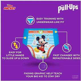 img 1 attached to Boys' Potty Training Pants Pull-Ups Underwear Size 6, 4T-5T, 17 Count