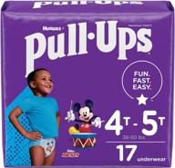 boys' potty training pants pull-ups underwear size 6, 4t-5t, 17 count logo
