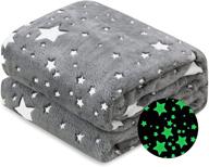 alprang blanket microfiber flannel luminous logo