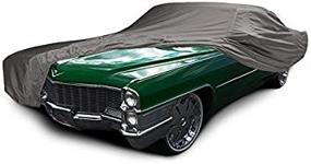 img 1 attached to CarsCover Custom Fit Cadillac DeVille Car Cover - Ironshield Leatherette, All Weatherproof, Waterproof, 100% Sun, Rain, Dust Protection (1963-1977)