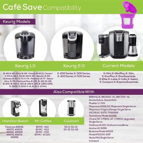 img 3 attached to Фильтры для кофе K Cup, многоразовые от Perfect Pod Cafe Save, капсулы для кофемашины с встроенным мешковым фильтром для Keurig и выбранных кофемашин для одной чашки, 4 штуки.