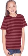 👕 kavio striped jersey sleeve heather boys' clothing: stylish and comfortable apparel for boys logo