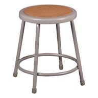 🪑 18-inch seat height steel stool with hardboard seat logo