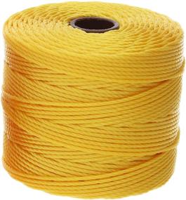 img 4 attached to 🧵 The Beadsmith S-Lon #18 Golden Yellow Cord – 77 Yard Card – Perfect for Stringing, Beading, Crochet, and Micro-Macrame Jewelry – Kumihimo Compatible