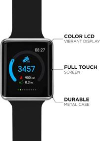 img 3 attached to 📱 iTouch Air SE Smartwatch Fitness Tracker: Heart Rate, Step Counter, Sleep Monitor, Text Messages - IP67 Water Resistant for Women and Men with 30-Day Battery - Touch Screen Compatible with Android & iOS (45mm)