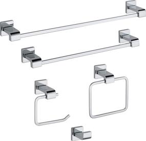 img 3 attached to Delta 77535 Ara 🪝 Robe Hook - Chrome Finish