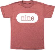 ninth birthday outfit t shirt heather logo