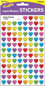 img 1 attached to ❤️ TREND ENTERPRISES, INC. Heart Smiles superShapes Stickers, 800 count