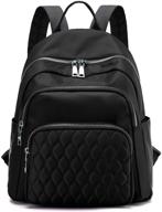 🎒 bmvmb nylon women backpacks: practical lightweight shoulder bag for school travel and casual use logo