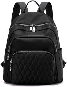 img 4 attached to 🎒 BMVMB Nylon Women Backpacks: Practical Lightweight Shoulder Bag for School Travel and Casual Use