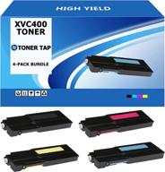 🖨️ high-yield toner tap remanufactured xvc400hy - 4 pack bundle for versalink c400dn c405dn c400 c400v c400n c405 c405n - replaces 106r03512 106r03514 106r03515 106r03513 logo