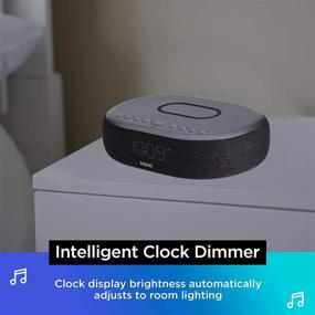 img 3 attached to 🕰️ Удобные и стильные часы-будильник iHome TIMEBOOST с беспроводной зарядкой Qi-Certified, Bluetooth-колонкой и USB-зарядкой (Модель iBTW41BG)