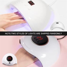 img 3 attached to 💅 RSTYLE Gel Nail Polish Kit: Complete Set with 54W Nail Lamp, 6 Popular Colors, French Manicure Tools – Perfect for Home Nail Salon (Sweet Neon)