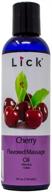 cherry flavored massage oil therapy logo