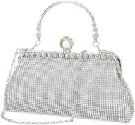 silver clutch evening clutches handbags women's handbags & wallets in clutches & evening bags logo