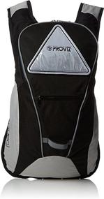 img 4 attached to Proviz Black Small Cycling/Running Rucksack Outdoor Backpack: Compact and Versatile