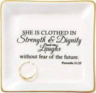 🙏 joycuff inspirational trinket dish – unique christian gifts for women: ring holder, jewelry, and decorative home accent logo