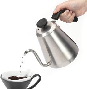 img 2 attached to 🔥 Чайник Bialetti с гусиным горлышком для плиты, 1L: Точный разлив и стильный дизайн