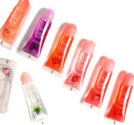 💋 enhance your lips with honey vitamin e fruit flavor lip gloss - set of 6 (assorted flavors) logo