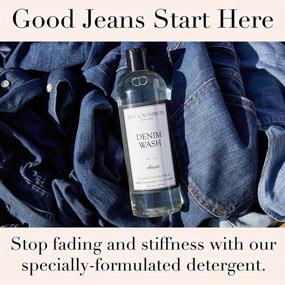 img 3 attached to The Laundress - Denim Wash, Classic, Color-Preserving & Softening Detergent, Allergen-Free, Denim Cleanser, Laundry Solution for Denim, Jeans & Jean Wash, 16 fl oz, 32 Uses