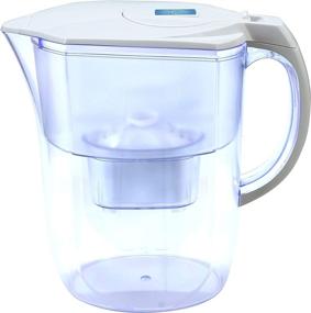 img 2 attached to EHM Ultra Premium Water Pitcher- 3.8L, Activated Carbon Filter- 💧 Healthy, Clean, Toxin-Free Mineralized Pure Water in Minutes - 2021 Model (White)