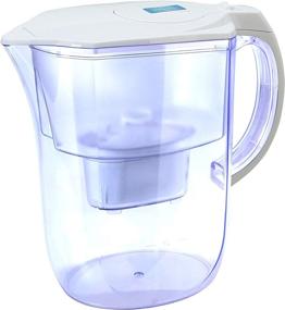 img 3 attached to EHM Ultra Premium Water Pitcher- 3.8L, Activated Carbon Filter- 💧 Healthy, Clean, Toxin-Free Mineralized Pure Water in Minutes - 2021 Model (White)