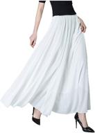 👗 shop the latest collection: joukavor women's chiffon length skirts - trendy women's clothing logo