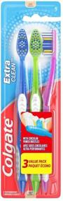 img 4 attached to 🪥 Colgate Extra Clean Full Head Soft Toothbrush - Pack of 3