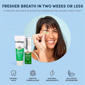 img 2 attached to 🌿 Lumineux Oral Essentials Clean & Fresh Breath Kit - 2x 16oz Mouthwash, 2x 3.5oz Toothpaste, Bamboo Toothbrush, Certified Non-Toxic, Fresh Breath in 14 Days, Fluoride & Alcohol-Free