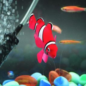 img 3 attached to Silicone Aquarium Artificial Floating Clownfish