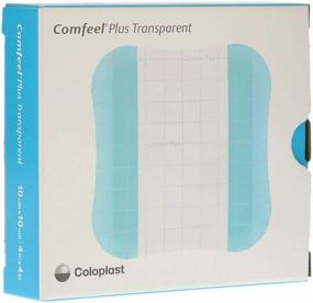 img 2 attached to 🩹 Coloplast Comfeel Plus Transparent Dressing 4"x4" (Pack of 10) - 33533: Reliable Wound Care Solution