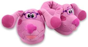img 4 attached to Blues Clues Plush Toddler Slippers Boys' Shoes