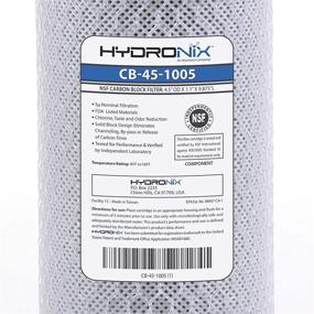 img 1 attached to 💧 Powerful Hydronix CB 45 1005 Carbon Filter: Long-lasting Water Purification Solution