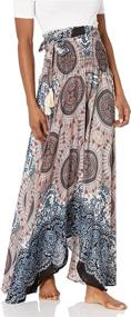 img 4 attached to 👗 Lanna Clothes Design: Women's Bohemian Hippie Clothing - Skirts for Women