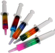 🍹 jello shot syringes 30 pack reusable 2oz with extra caps and cleaning brush - perfect for holiday parties логотип