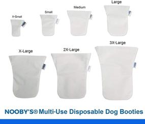 img 1 attached to Nooby's Veterinary Dog Boots 8-Pack: Protect Wounds and Bandages Indoors and 🐾 Outdoors for Maximum Healing and Recovery - Medical Dog Booties for Paw Protection