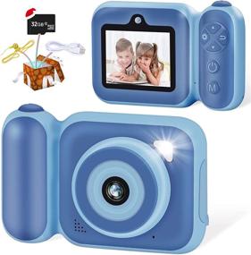 img 4 attached to 📸 Omzer Kids Camera Boys Shockproof: Capture Memories in Style and Safety!